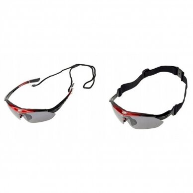 Rockbros 10001 polarizing cycling glasses - Juodas red 5