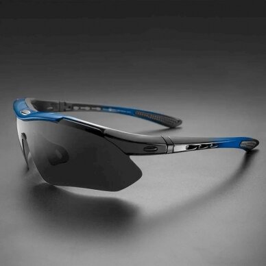 Rockbros 10007 polarizing cycling glasses - Juodas blue 3 Rockbros 10007 polarizing cycling glasses - Juodas blue 3
