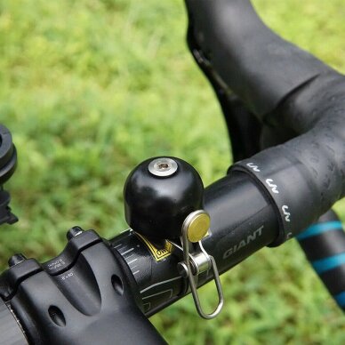 Dviračio skambutis Rockbros 15-1BBK retro stiliaus – juodas 2