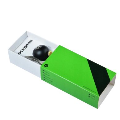 Dviračio skambutis Rockbros 15-1BBK retro stiliaus – juodas 4 Dviračio skambutis Rockbros 15-1BBK retro stiliaus – juodas 4