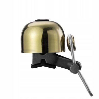 Dviračio skambutis Rockbros 15-1BG retro stiliaus – auksinis 1 Dviračio skambutis Rockbros 15-1BG retro stiliaus – auksinis 1