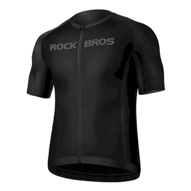 Rockbros 15120002005 short sleeve XXL cycling jersey - Juodas Rockbros 15120002005 short sleeve XXL cycling jersey - Juodas