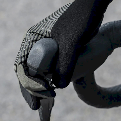 Rockbros 16110006003 shock-absorbing cycling gloves size L - žalias Juodas 6