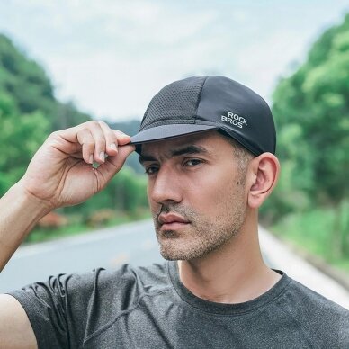 Rockbros 18230005001 cycling cappeak - Juodas 1