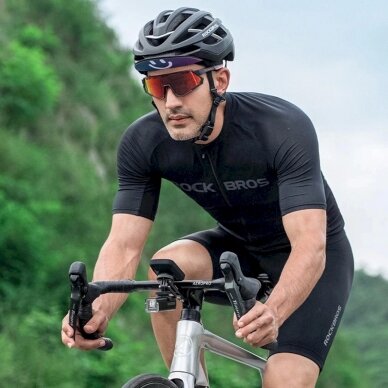 Rockbros 18230005001 cycling cappeak - Juodas 2