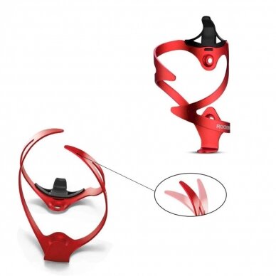 Rockbros 2017-11ARD bicycle water bottle Laikiklis - red 5 Rockbros 2017-11ARD bicycle water bottle Laikiklis - red 5