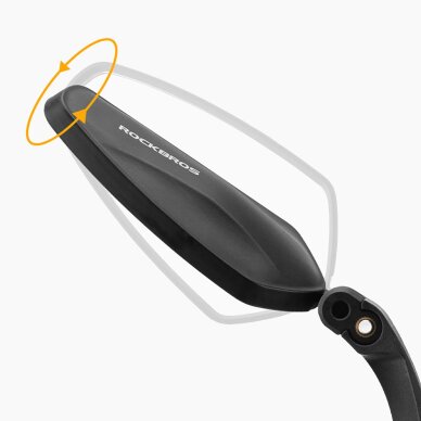 Dviračio veidrodis Rockbros 26210001004 dešinysis, galinis – juodas 3 Dviračio veidrodis Rockbros 26210001004 dešinysis, galinis – juodas 3