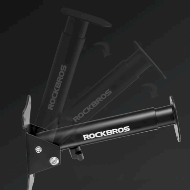 Rockbros 27210016001 bicycle stand wall mounting - Juodas 6