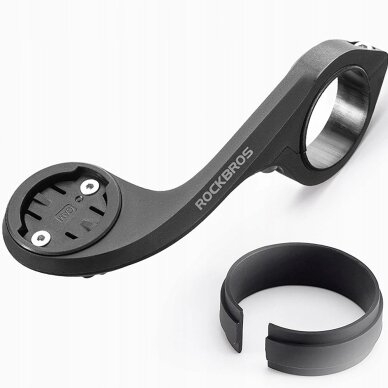 Dviračio laikiklis Rockbros 29210012001 Garmin vairo tvirtinimui – juodas 1 Dviračio laikiklis Rockbros 29210012001 Garmin vairo tvirtinimui – juodas 1