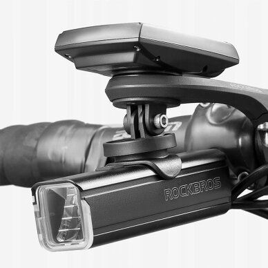 Dviračio laikiklis Rockbros 29210012001 Garmin vairo tvirtinimui – juodas 4