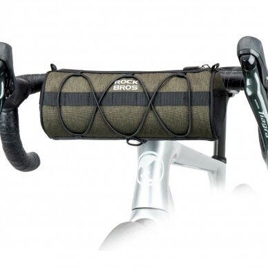 Rockbros 30110049001 bicycle handlebar Krepšys 2 l - žalias 1 Rockbros 30110049001 bicycle handlebar Krepšys 2 l - žalias 1