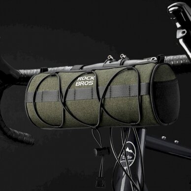 Rockbros 30110049001 bicycle handlebar Krepšys 2 l - žalias 4 Rockbros 30110049001 bicycle handlebar Krepšys 2 l - žalias 4