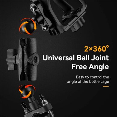 Dviračio gertuvės laikiklis Rockbros 31210008002 – juodas 2