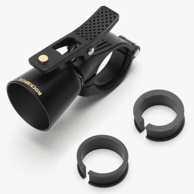 Dviračio skambutis Rockbros 34210005001 – juodas 2 Dviračio skambutis Rockbros 34210005001 – juodas 2