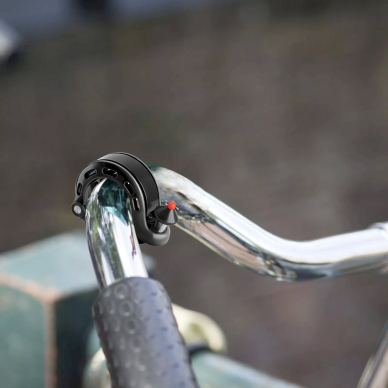 Rockbros 34210028001 Q-shaped bicycle bell - Juodas 8 Rockbros 34210028001 Q-shaped bicycle bell - Juodas 8