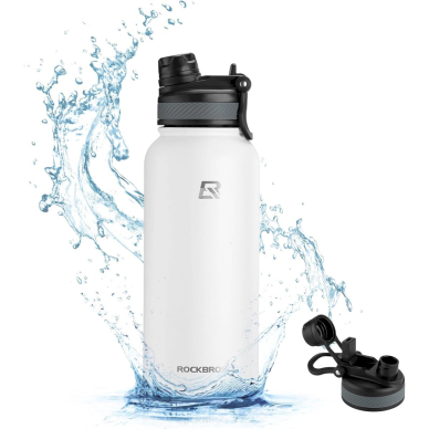 Rockbros 35210029005 Termogertuvė dviračiui 530 ml – baltas 1