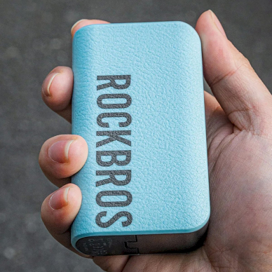 Rockbros 42520006001 Dviračio pompa su skaitmeniniu ekranu, skirta padangoms / kamuoliams / balionams – mėlynas 11