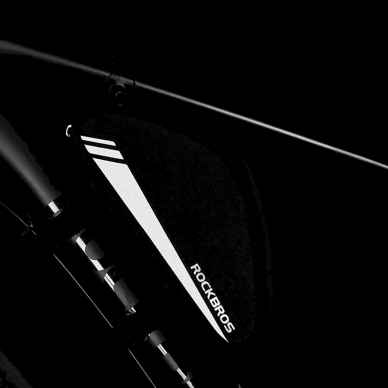 Rockbros B55-BK bicycle Krepšys 0.7 l - Juodas 4 Rockbros B55-BK bicycle Krepšys 0.7 l - Juodas 4