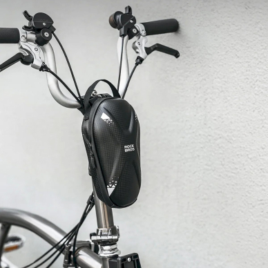 Rockbros Krepšys 3011006301 the handlebar of a bicycle or scooter 1.3 l - Juodas 11 Rockbros Krepšys 3011006301 the handlebar of a bicycle or scooter 1.3 l - Juodas 11