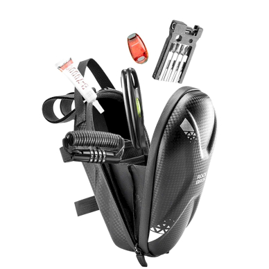 Rockbros Krepšys 3011006301 the handlebar of a bicycle or scooter 1.3 l - Juodas 6 Rockbros Krepšys 3011006301 the handlebar of a bicycle or scooter 1.3 l - Juodas 6