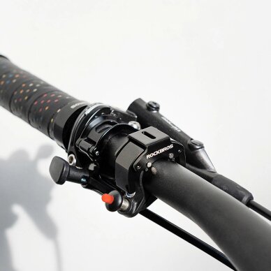 Dviračio skambutis Rockbros 34210006001 C formos – juodas 1 Dviračio skambutis Rockbros 34210006001 C formos – juodas 1