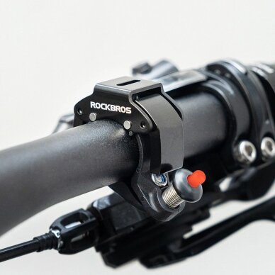 Dviračio skambutis Rockbros 34210006001 C formos – juodas 2 Dviračio skambutis Rockbros 34210006001 C formos – juodas 2