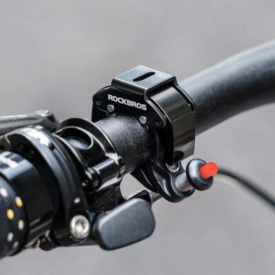 Dviračio skambutis Rockbros 34210006001 C formos – juodas 4 Dviračio skambutis Rockbros 34210006001 C formos – juodas 4