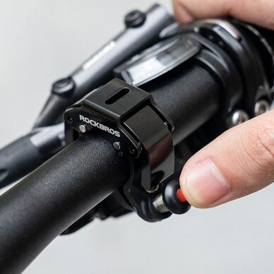 Dviračio skambutis Rockbros 34210006001 C formos – juodas 5 Dviračio skambutis Rockbros 34210006001 C formos – juodas 5