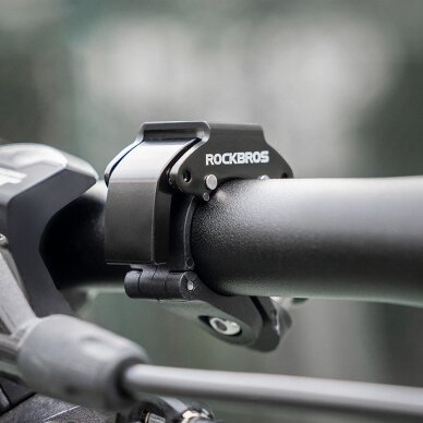 Dviračio skambutis Rockbros 34210006001 C formos – juodas 8