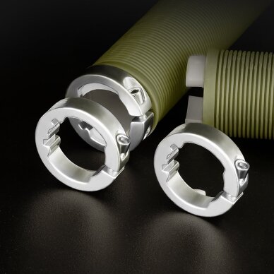 Dviračio rankenos Rockbros Anti-Slip Twist – juodos 1 Dviračio rankenos Rockbros Anti-Slip Twist – juodos 1