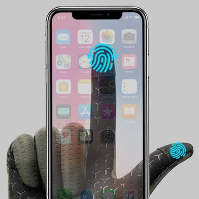 Dviračio pirštinės Rockbros kvėpuojančios, ilgos, dydis S – žalios 5 Dviračio pirštinės Rockbros kvėpuojančios, ilgos, dydis S – žalios 5