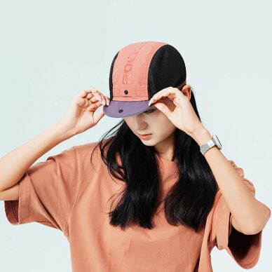 Dviračio kepurė Rockbros Cycling Cap su šalmo snapeliu – raudona 1