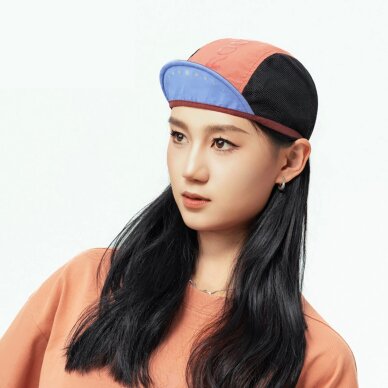 Dviračio kepurė Rockbros Cycling Cap su šalmo snapeliu – raudona 4 Dviračio kepurė Rockbros Cycling Cap su šalmo snapeliu – raudona 4