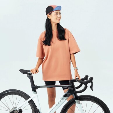 Dviračio kepurė Rockbros Cycling Cap su šalmo snapeliu – raudona 5 Dviračio kepurė Rockbros Cycling Cap su šalmo snapeliu – raudona 5