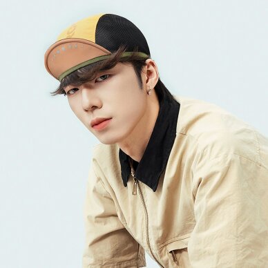 Dviračio kepurė Rockbros su snapeliu, šalmo uždanga – geltona 5