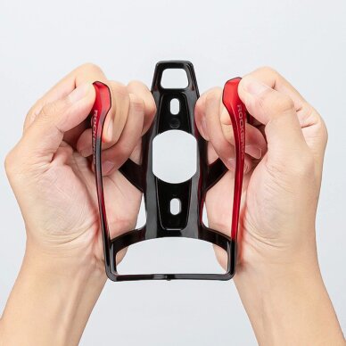 Dviračio gertuvės laikiklis Rockbros FK338 – juodas ir raudonas 5 Dviračio gertuvės laikiklis Rockbros FK338 – juodas ir raudonas 5