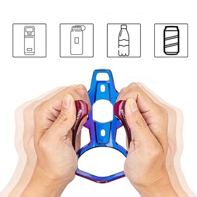 Dviračio sėdynės užvalkalas Rockbros Cover dydis L – juodas 5