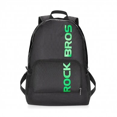 Rockbros H10-BK sports foldable backpack 18 l - Juodas Rockbros H10-BK sports foldable backpack 18 l - Juodas