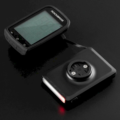 Rockbros JP008 Priekinis dviračio žibintas su kompiuteriu, 5000mAh, 150lm, IPX6 – juodas 5