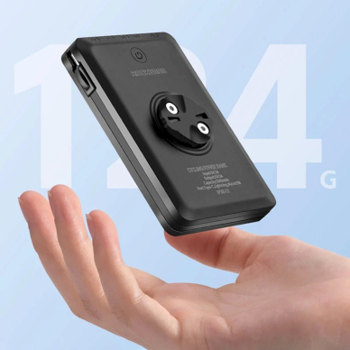 Rockbros JP008 Priekinis dviračio žibintas su kompiuteriu, 5000mAh, 150lm, IPX6 – juodas 8