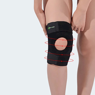 Rockbros LF1106L sports protector patella knee joint, size L - Juodas (2 pcs.) 7 Rockbros LF1106L sports protector patella knee joint, size L - Juodas (2 pcs.) 7