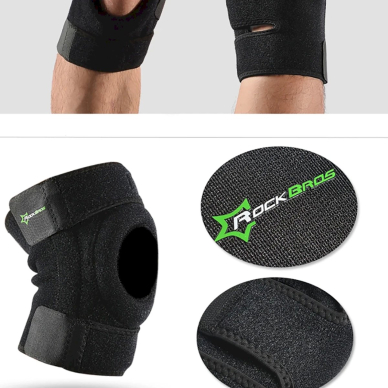 Rockbros LF1106M sports protector patella knee joint, size M - Juodas (2 pcs.) 11 Rockbros LF1106M sports protector patella knee joint, size M - Juodas (2 pcs.) 11