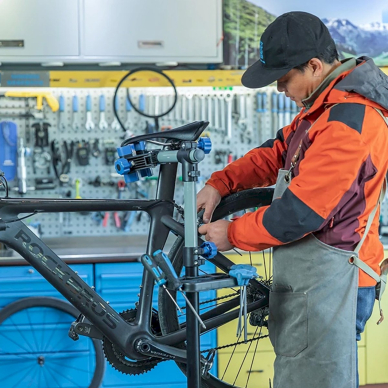 Dviračio pirštinės Rockbros pavasario/vasaros/rudens sezonui, ilgos, dydis XL – juodos 5