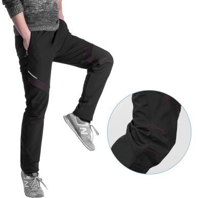 Rockbros Patrol Cycling Windproof Sportinės kelnės, dydis L – juodas 5 Rockbros Patrol Cycling Windproof Sportinės kelnės, dydis L – juodas 5