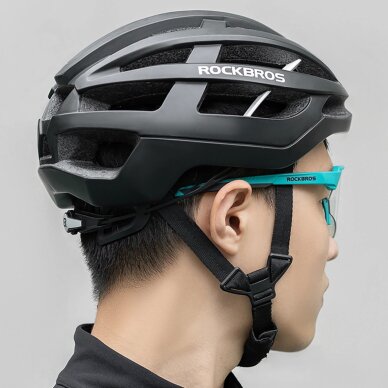 Dviračio pirštinės Rockbros šiltintos, ilgos, dydis M – juodos ir pilkos 5