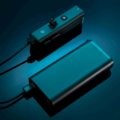 Rockbros RHL1550 Priekinis dviračio žibintas 5000mAh 1500lm IPX6 – juodas 3 Rockbros RHL1550 Priekinis dviračio žibintas 5000mAh 1500lm IPX6 – juodas 3