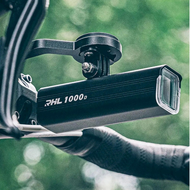 Rockbros RHL1550 Priekinis dviračio žibintas 5000mAh 1500lm IPX6 – juodas 5