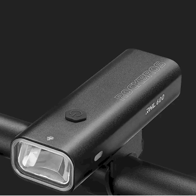 Rockbros RHL600 Priekinis dviračio žibintas 600lm 2600mAh IPX6 – juodas 3