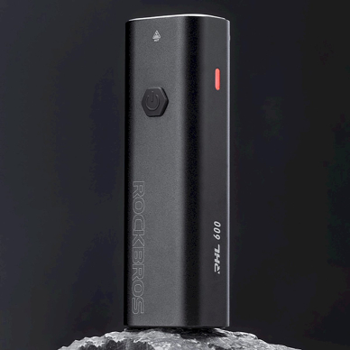 Rockbros RHL600 Priekinis dviračio žibintas 600lm 2600mAh IPX6 – juodas 4