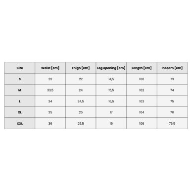 Dviračio kelnės Rockbros RKCK0001, dydis S – juodos 9 Dviračio kelnės Rockbros RKCK0001, dydis S – juodos 9